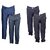 Indiweaves Mens 2 Rayon Formal Trousers and 2 Lower/Track Pants Combo Offer (Pack of 4)_Blue::Gray::Gray::Black_Size: 38 Lower- Free Size
