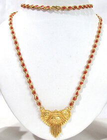 Golden New Fashion Mangalsutra Necklace