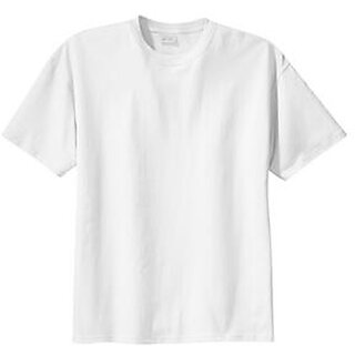 Mens Cotton White T-Shirt