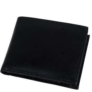                       Mens Wallet Genuine Leather Bifold Credit Card Holder Black Coin Photo ID Purse                                              