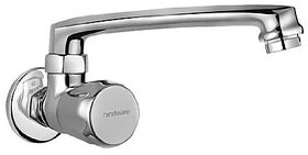 Hindware Classik Sink Cock With Swivel Casted Spout (Wall Mounted Model)