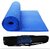 Anti Skid Yoga Mat 4Mm Thick With Bag - Assorted