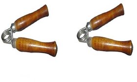 Brown Wooden Hand Gripper Pack of 1 by MSP