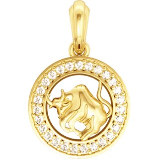 Taurus Charm in Gold