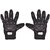 RMA-6002 Romic Leather Motorcycle Full Gloves (Black, XL)
