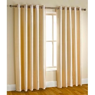 Styletex Set of 2 Long Door Eyelet Curtains