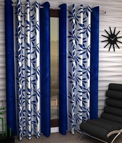 Styletex Set of 2 Door Eyelet Curtains 7 feet