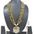 Golden Beads Teracotta Pendant Fancy Necklace