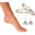 Anklet Bangle  Earring Combo-3 by Sparkling Jewellery