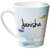 Hot Muggs Simply Love You Janisha Conical Ceramic Mug 350ml