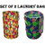 Set of 2 Multicolor Attractive Round Shape Foldable Laundry Bag - ST2CNJHU