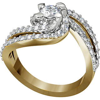                       Diamond Solitaire Engagement Ring                                              