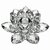 Starstell Fengshui High Quality Transparent White Crystal Lotus Flower Deco