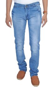 Men's Regular Fit Blue Jeans