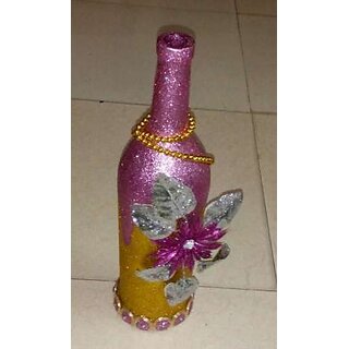 Beautiful Hand Made Flower Vase Made with Sparkle