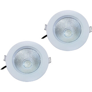 Bene LED 9w Round Ceiling Light, Color of LED Warm White (Yellow) (Pack of 2 Pcs)