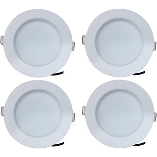 Bene LED 7w Round Ceiling Light, Color of LED Warm White (Yellow) (Pack of 4 Pcs)