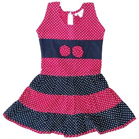 Flora Printed Cotton Dresses For Girls