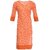 Beautiful Printed Orange Colour Woman, Cotton Kurti.