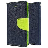 Mercury Wallet Diary Cover for Samsung Galaxy S Duos 2 s7582 (BlueGreen)