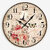 Sarthak Analog Multicolour Wall Clock-Wooden, With Glass(205 x 205 mm)