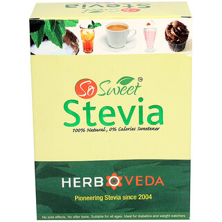 So Sweet 200 Stevia Sachets 100 Natural Sweetener- Sugarfree