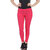 Stylezing Red Skinny Jeggings With Ankle Zipper