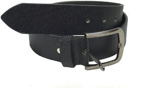 JL Collections Honey Men Casual Black Genuine Leather Belt