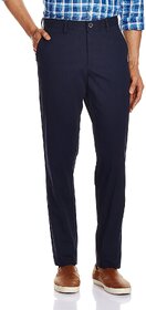 Men's Casual Trousers Navy Blue