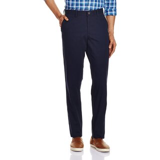Men's Casual Trousers Navy Blue