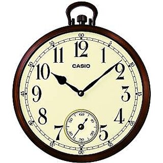 Wall Clock(Brown, With Glass