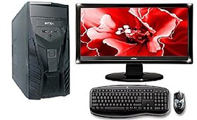 DESKTOP PC COMPUTER CORE 2 DUO WITH 17 INCH LCD SCREEN WITH 2 GB RAM 160 GB HDD