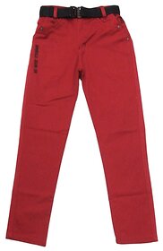 Jazzup Men Comfort Fit Red Jeans