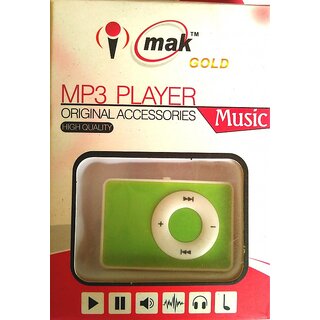 MAK GOLD  SYNTHETIC GREEN DIGITAL MP3 PLAYER