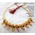 Traditional pearl golden necklace