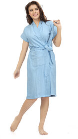 Kanvin Wraps  Gowns  Buy Kanvin Women Solid Bath Robe  Pink Online   Nykaa Fashion
