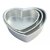 Aluminium Heart Shape Cake Mould set of 3 for half, One and Two kg cake