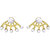 Golden Earring With Stone by Sparkling Jewellery