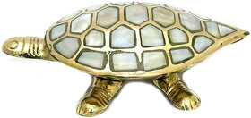 Wish Fulfilling Brass Tortoise With Secret Wish Compartment (9x4.5x3.5 Cm) (JFBRSTTSSML)