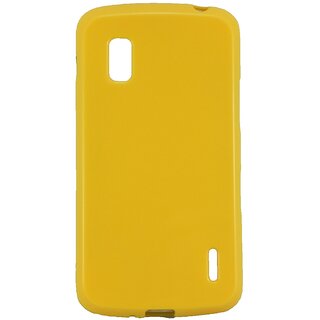                       Soft/TPU SGP Back Cover Case For Google Nexus 4-Yellow                                              