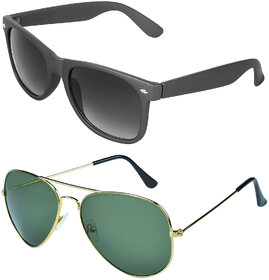 Zyaden Combo of Wayfarer Sunglasses  Aviator Sunglasses (Combo-11)