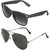 Zyaden Combo of Wayfarer Sunglasses  Aviator Sunglasses (Combo-10)