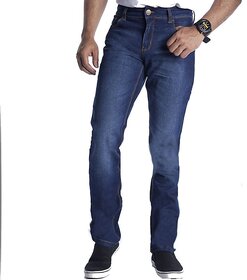 Brand Outlet Men Regular Fit Blue Jeans