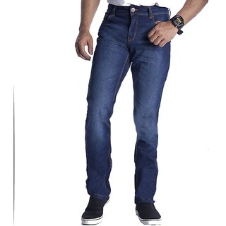 Brand Outlet Men Regular Fit Blue Jeans