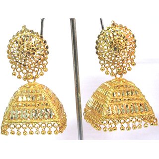Golden Dulhan Wedding Jhumka Earring