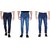 Ragzo Men's Denim Slim Fit Multicolor Jeans