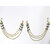 3 Layer White Pearl Ear Chain