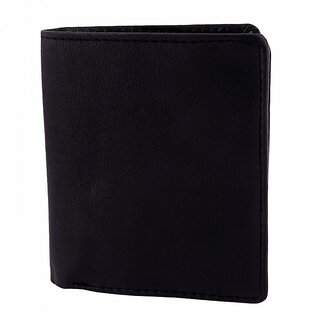                       Zint Mens Wallet Genuine Leather Bifold Credit Card Holder Black Coin Photo Id Purse                                              