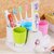 Family Of Three Wash Set With Automatic Toothpaste Dispenser Holder - RA728