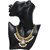 Minha White And Golden Pearl Necklace For Women
